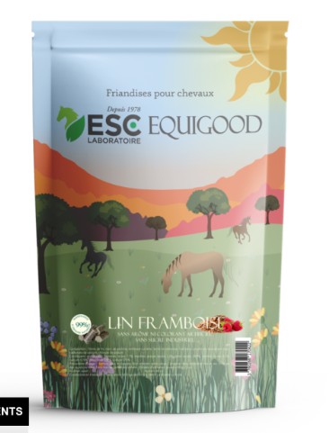ESC EQUIGOOD LIN FRAMBOISE – Friandises pour chevaux
