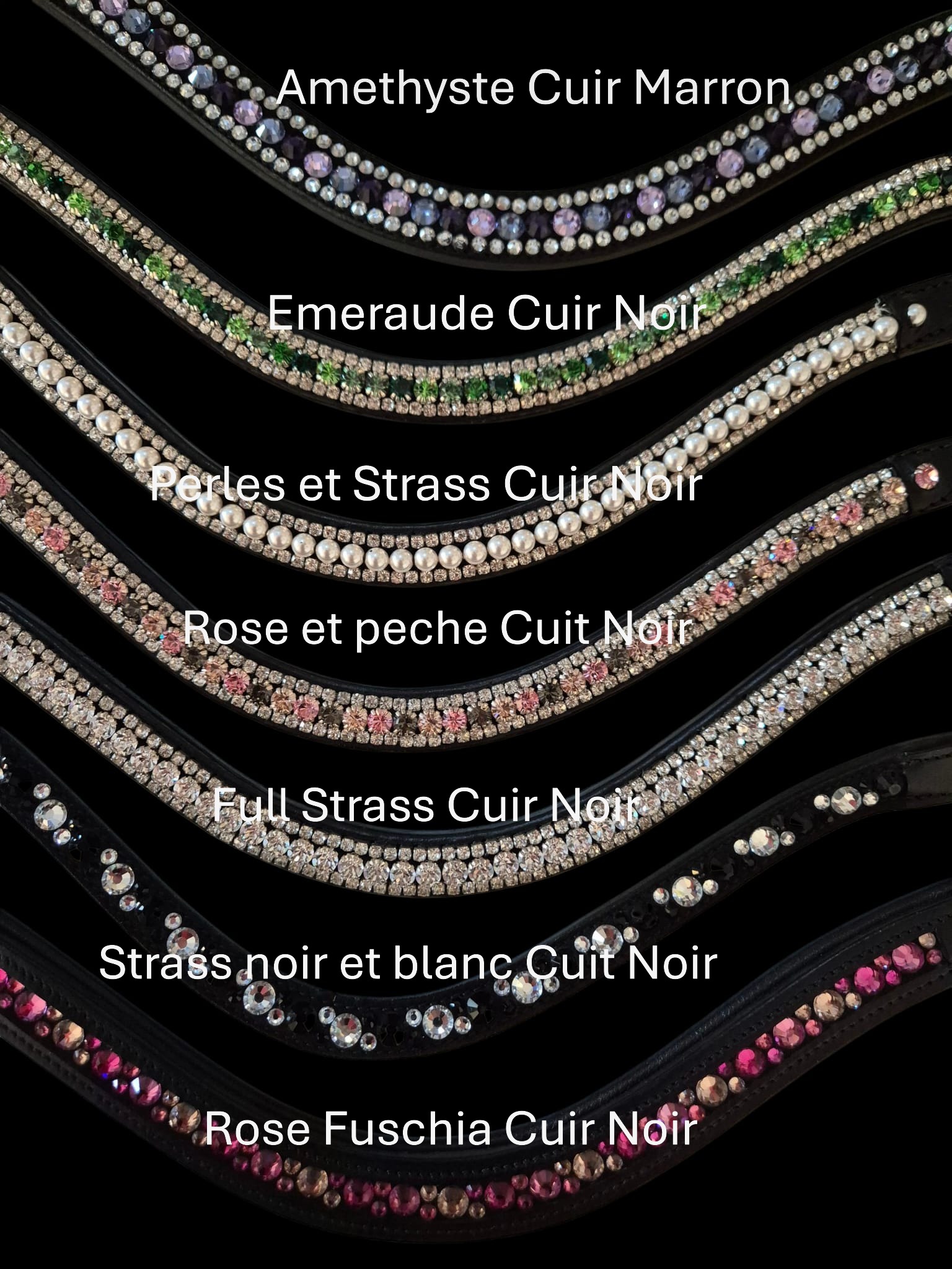 Frontal perles & strass – Image 15